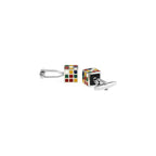 rubrics cube cufflinks back