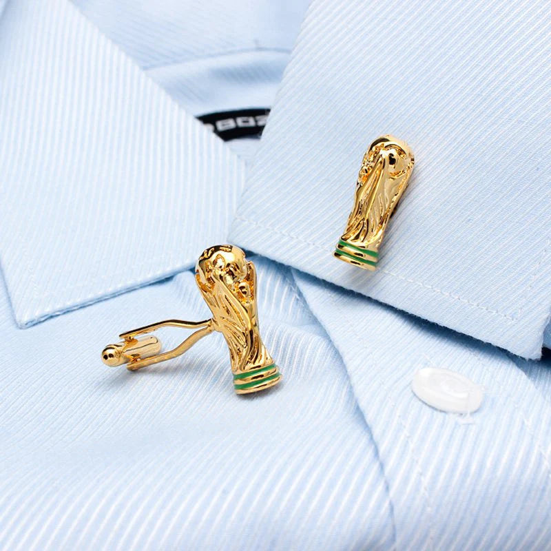 Football World Cup Trophy Cufflinks
